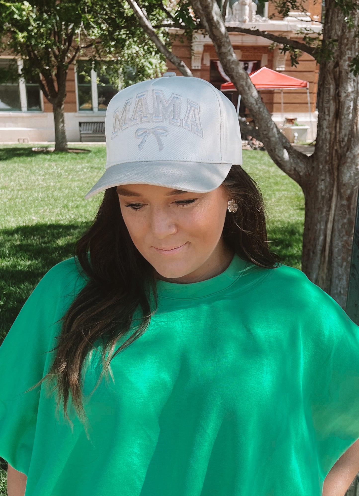 Simple & Chic Mama Bow Cap