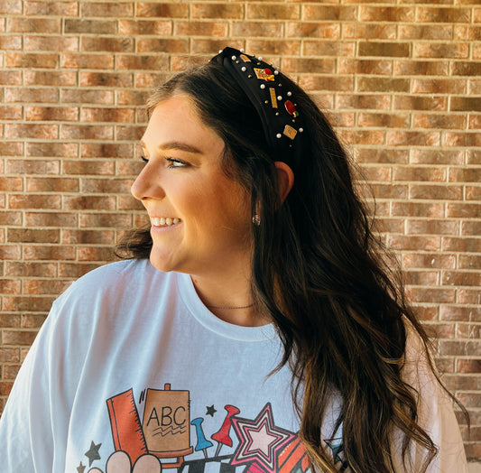 School Supplies Headband