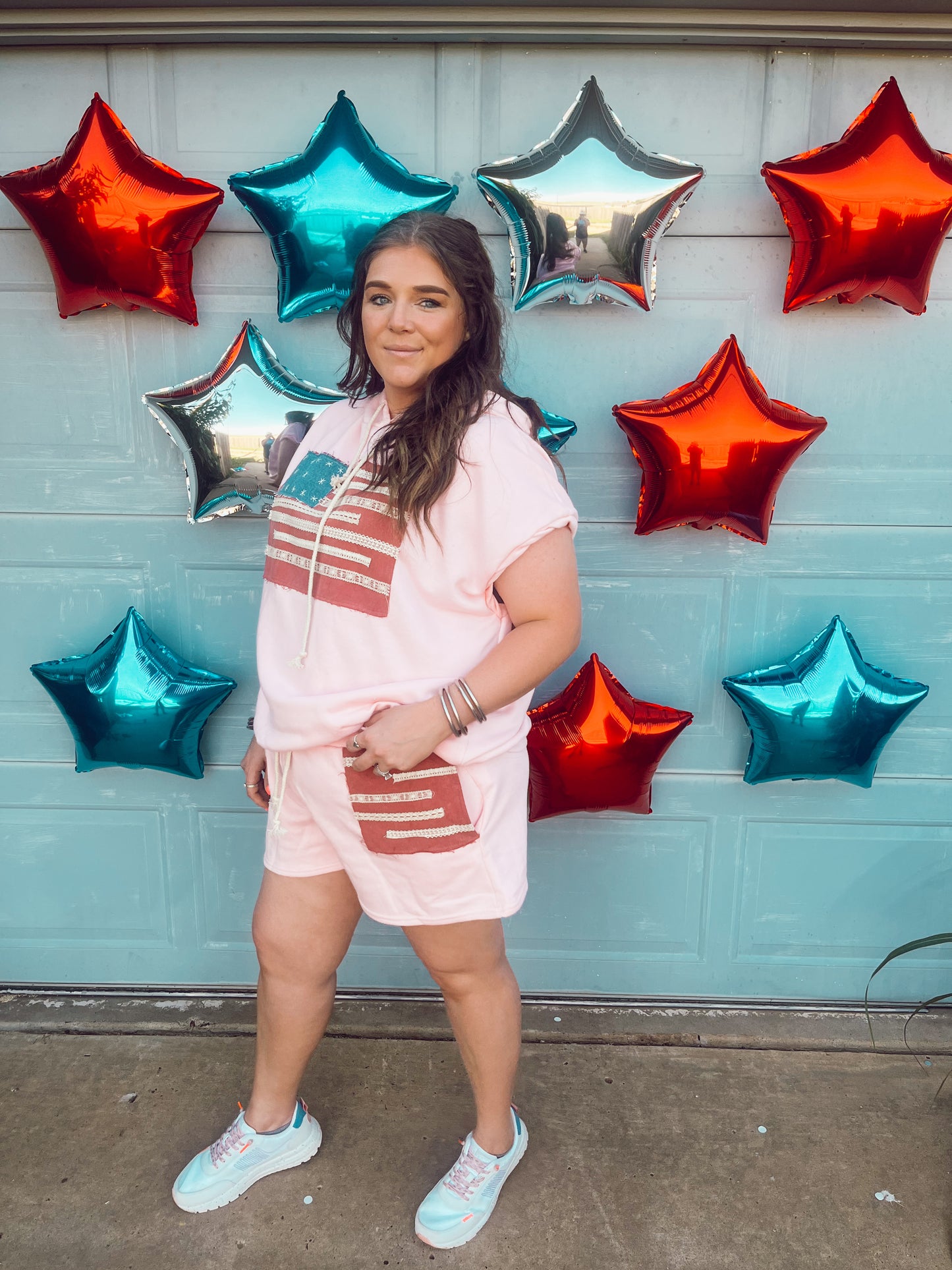 The Pink American Dream Shorts