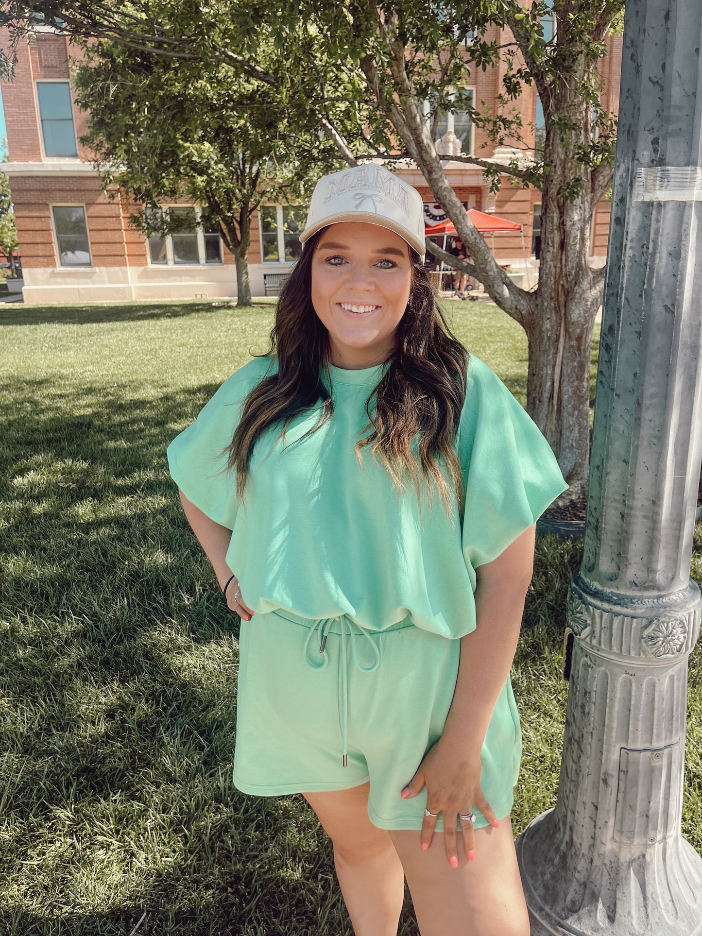 Simple & Chic Mama Bow Cap