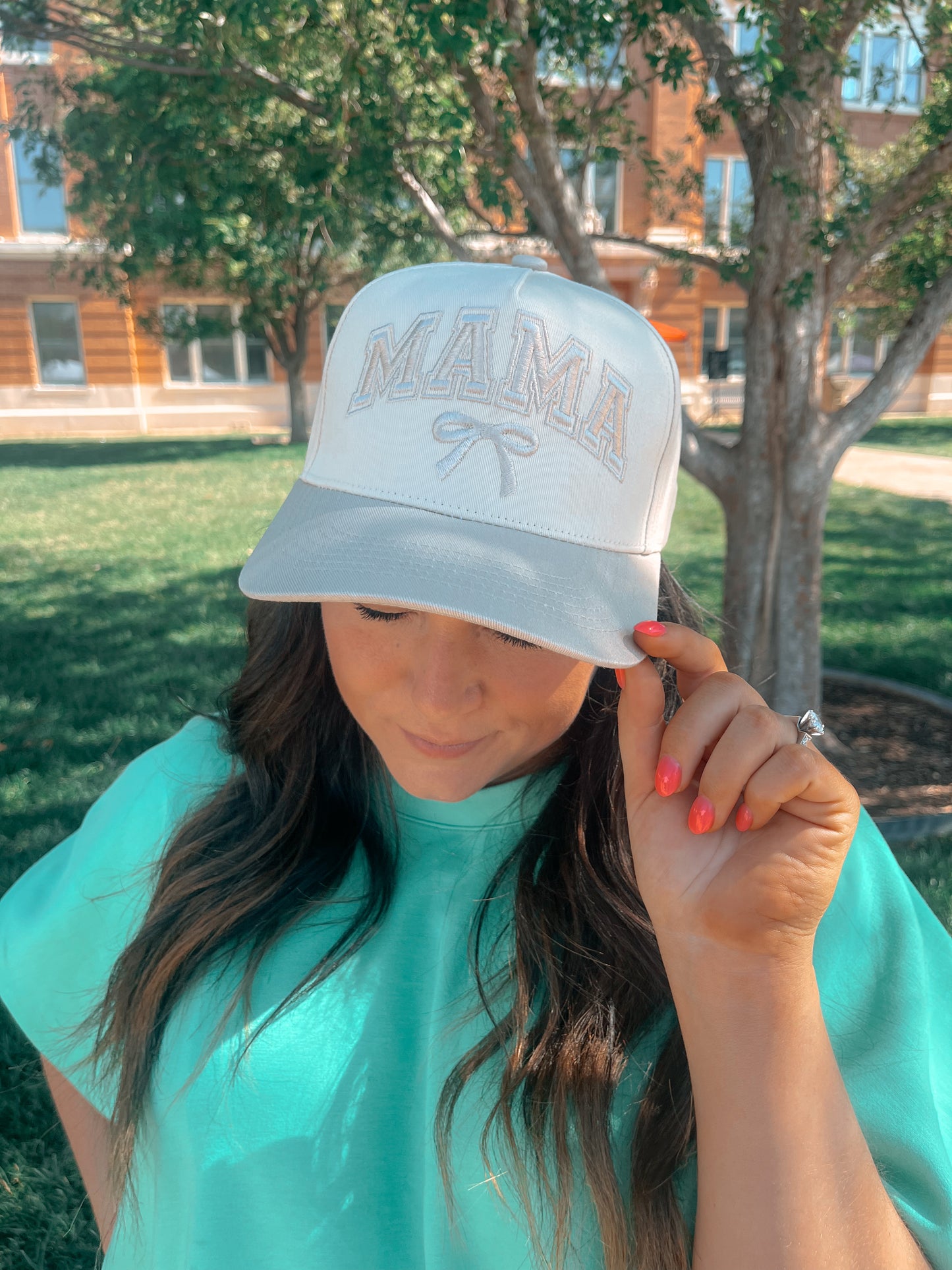 Simple & Chic Mama Bow Cap