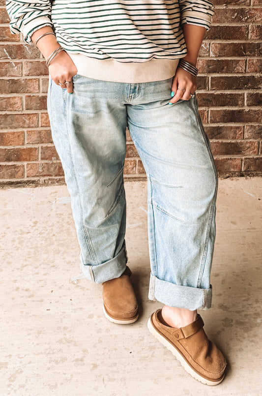 The Trendsetter Barrel Jeans