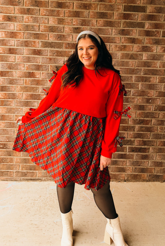 So Plaid Your Mine Dress