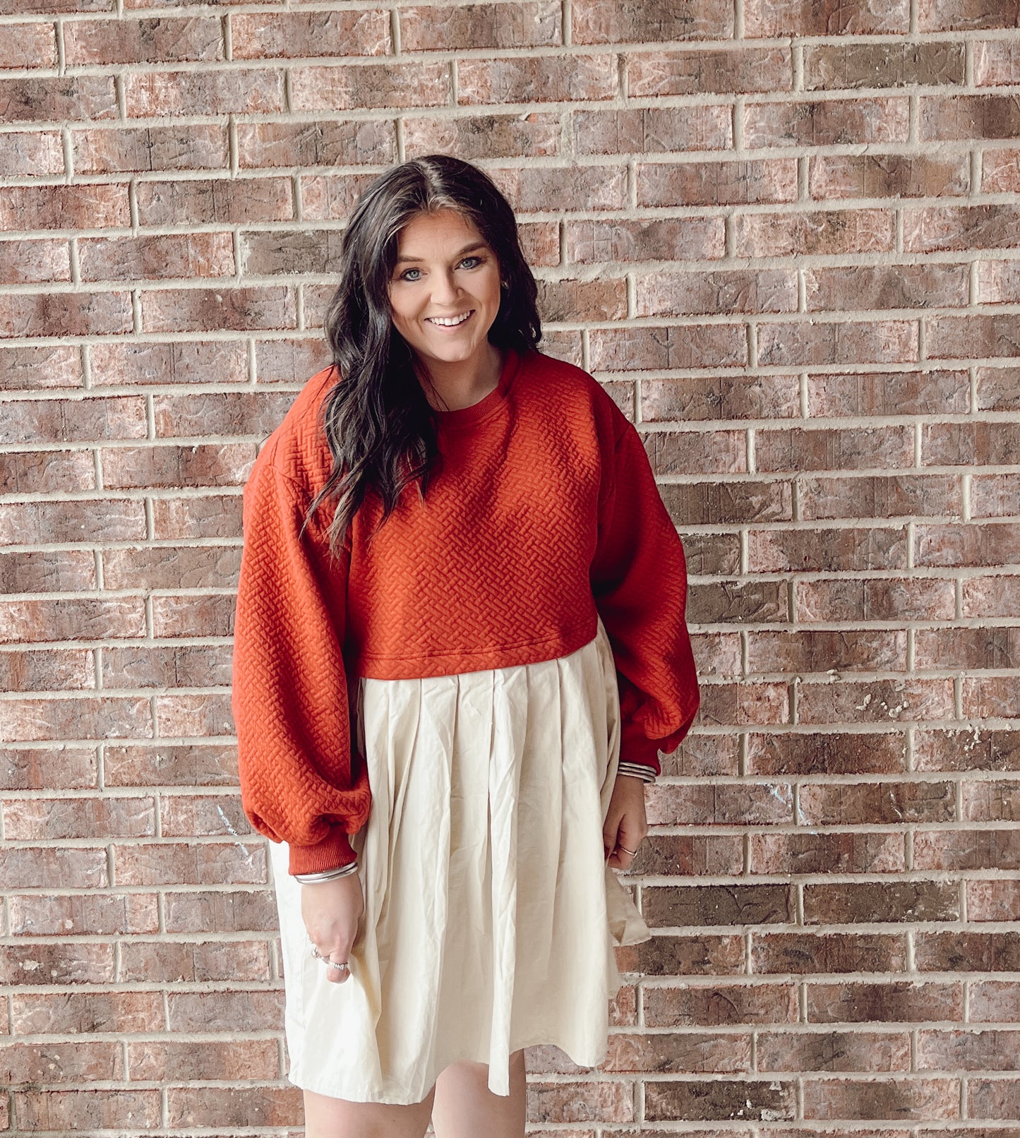 Autumn State of Mind Baby Doll Dress