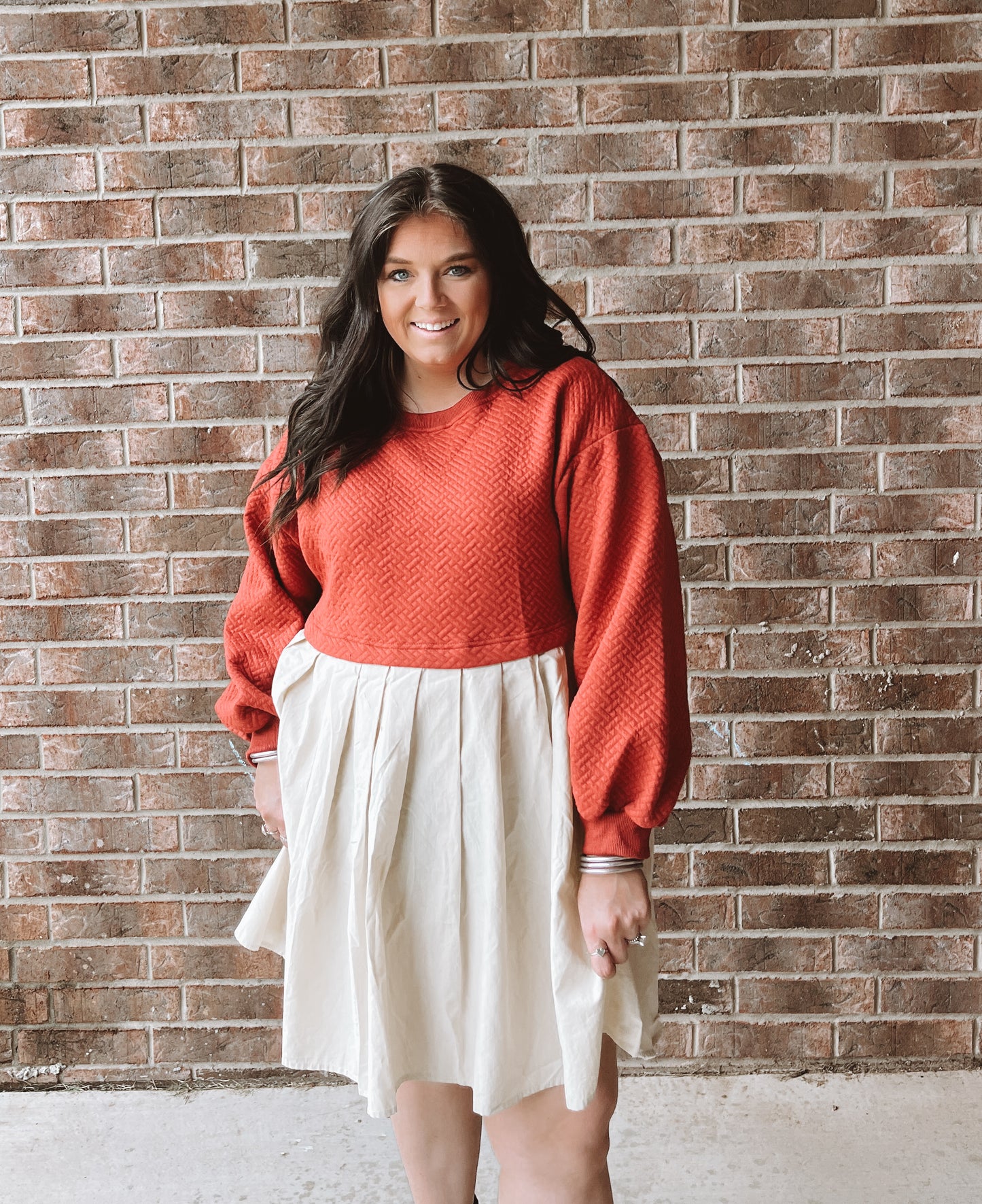 Autumn State of Mind Baby Doll Dress