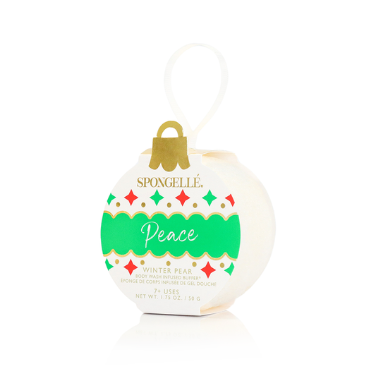 Peace - Winter Pear Holiday Ornament Buffer Christmas 