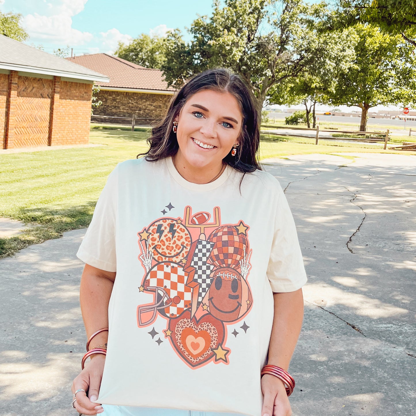 Groovy Game Day Graphic Tee