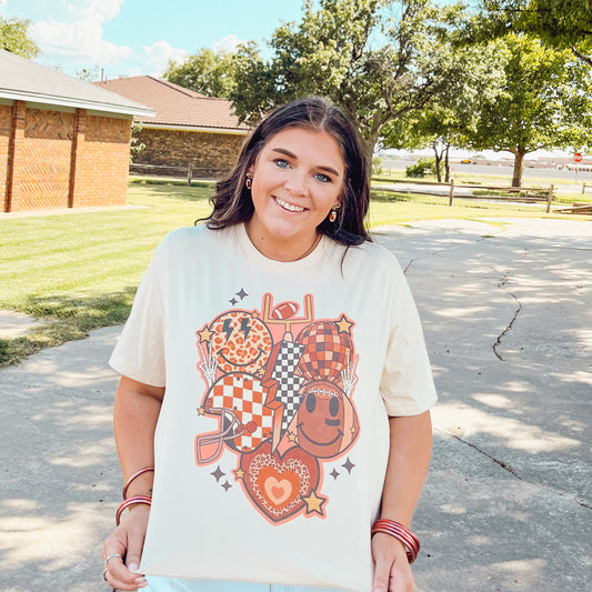 Groovy Game Day Graphic Tee