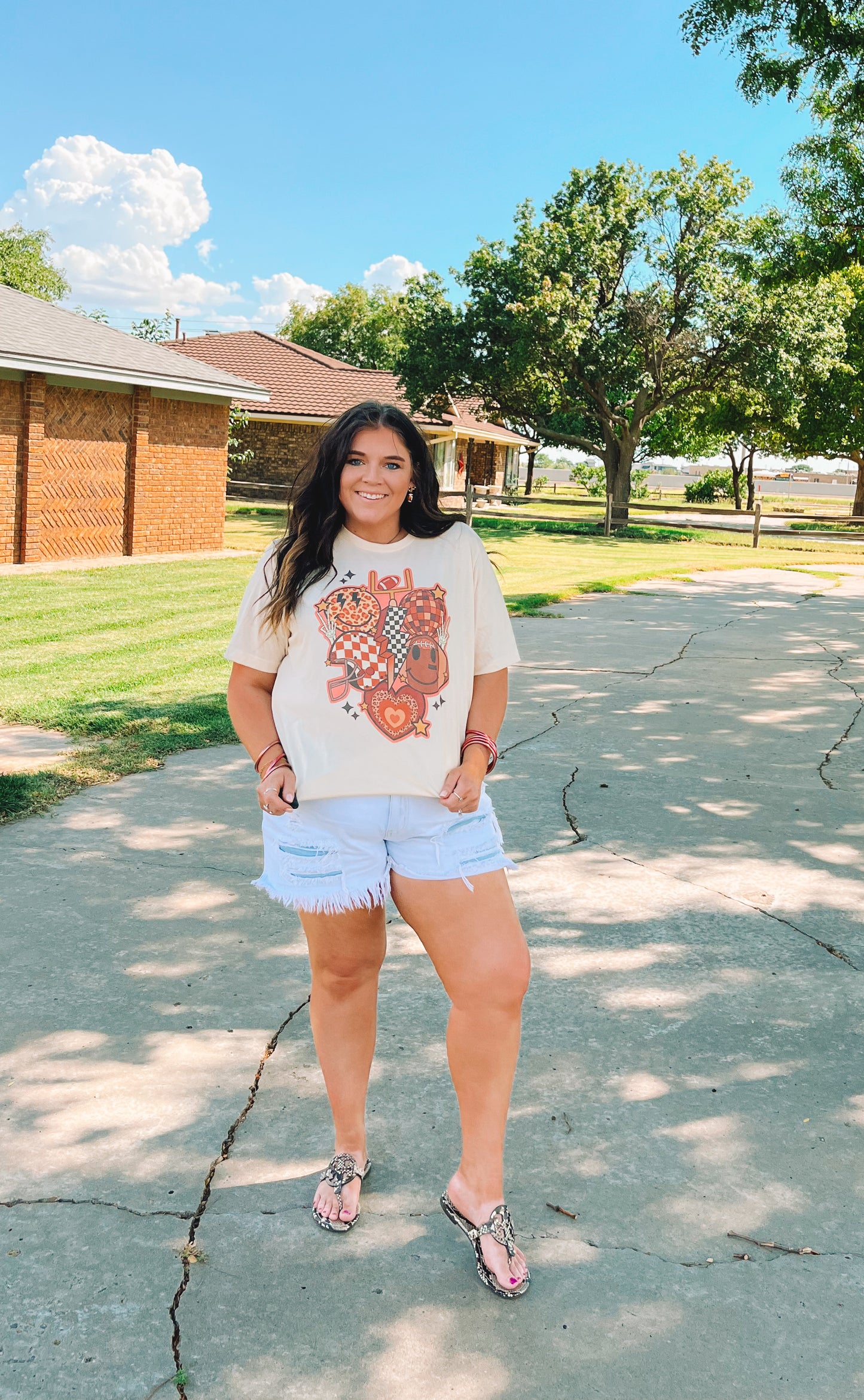 Groovy Game Day Graphic Tee