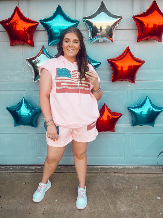 The Pink American Dream Shorts