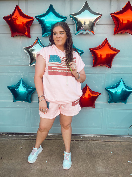 The Pink American Dream Top