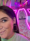 Glitter Top Hoops