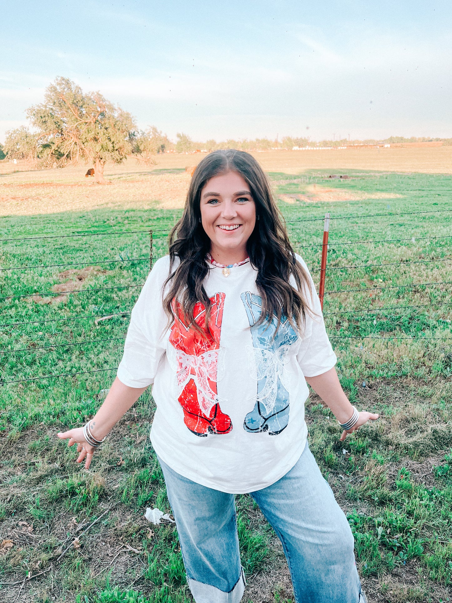 Boujee Boots & Bows Graphic Tee