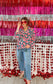 I Can Buy Myself Flowers Tied Collar Puff Sleeve Blouse