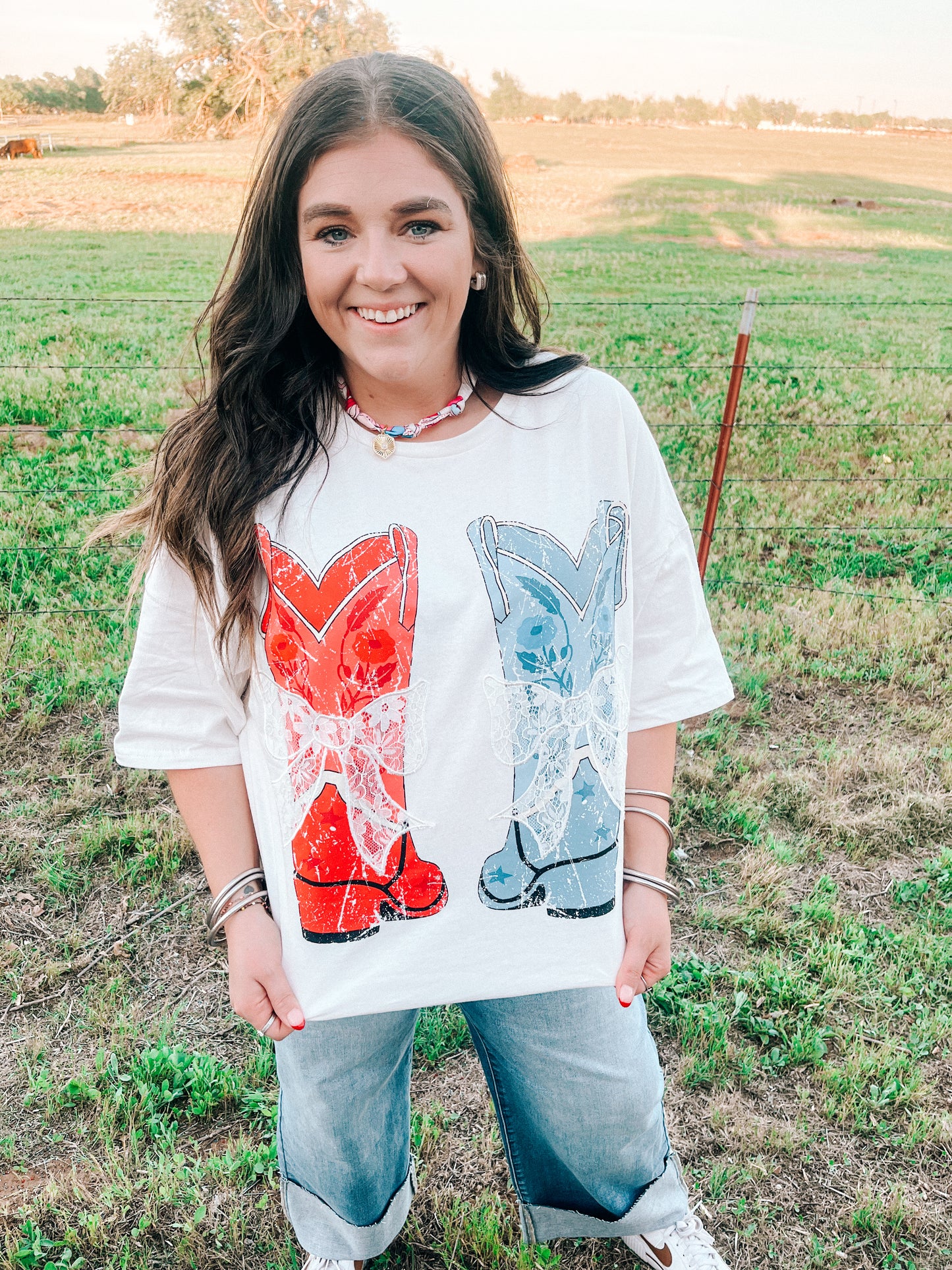Boujee Boots & Bows Graphic Tee