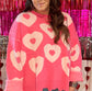 So This is Love Pearl Heart Sweater