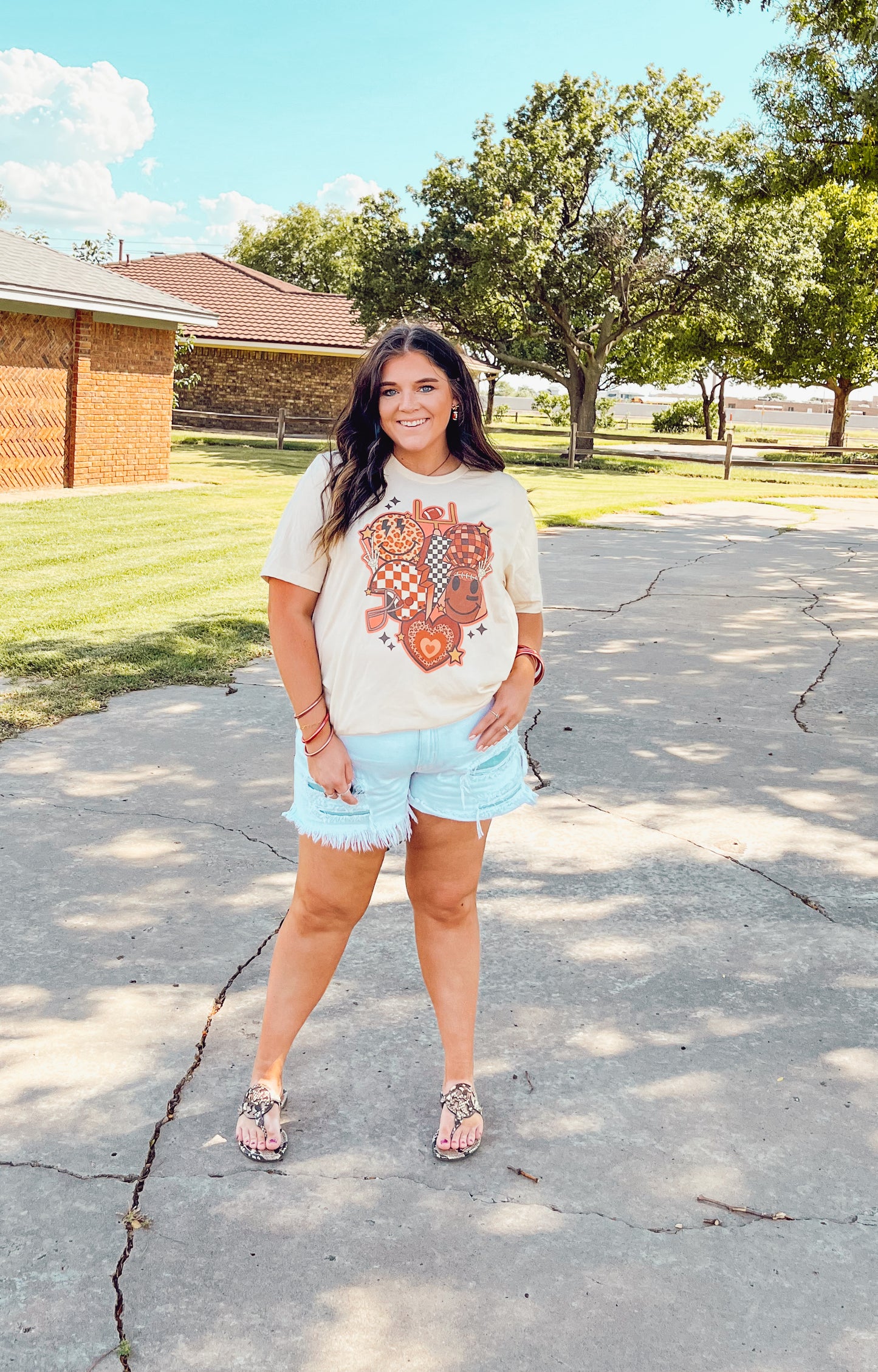 Groovy Game Day Graphic Tee