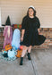 Spooky Sweet Poplin Bow Dress