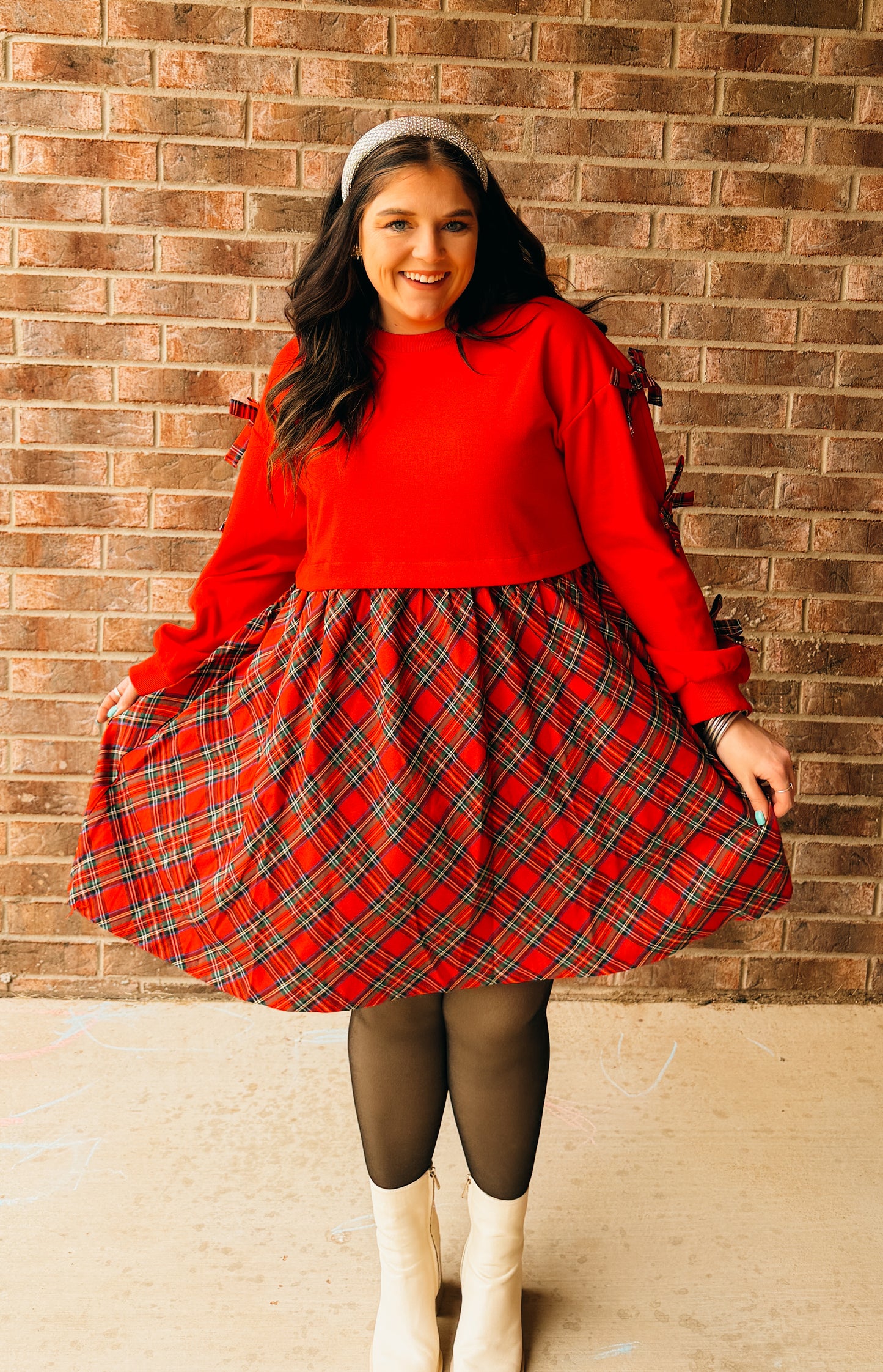 So Plaid Your Mine Dress