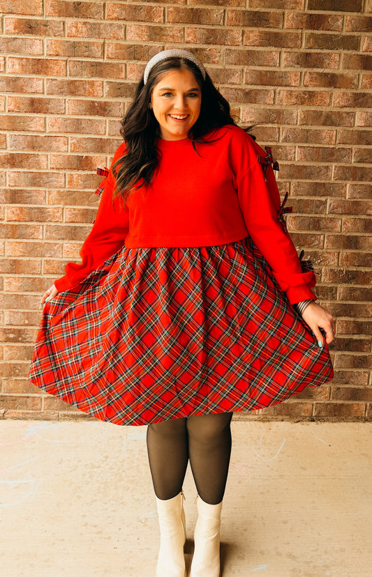 So Plaid Your Mine Dress