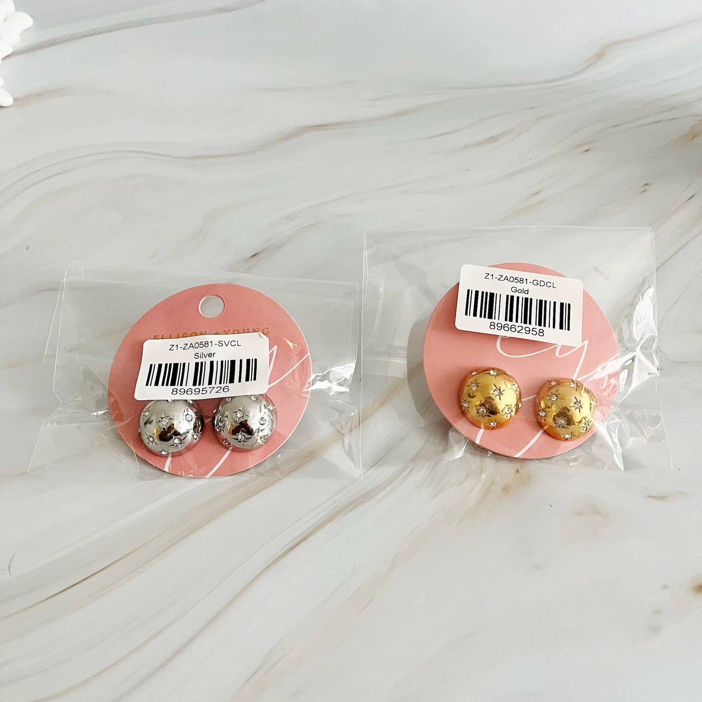 Starlight Sphere Stud Earrings